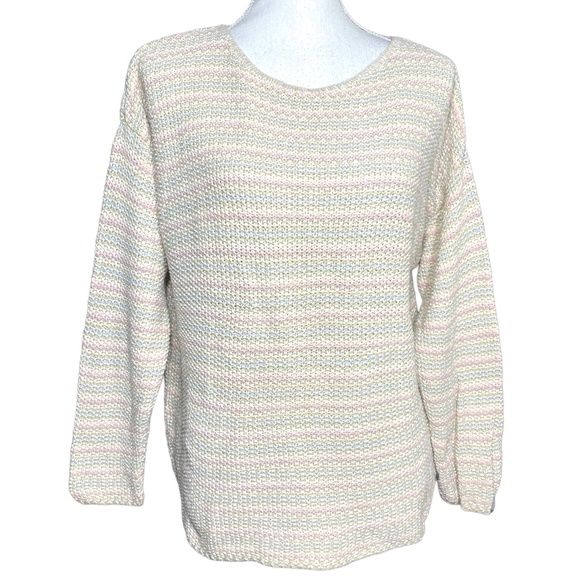 Women's Multicolor Knit Sweater - Picture 8 of 11